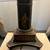 Stunning Mid-Century Black & Gold Metal Large Grecian Table Lamp 6 thumbnail