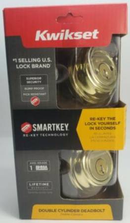 Deadbolt, Kwikset Double Cylinder 1
