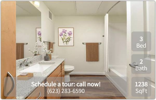 $1,642 / 3br - 1238ft2 - The right place for you! Beautiful 3 bed / 2 bath - prime location! (Goodyear)64024825924610120