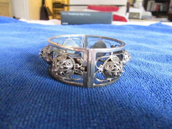 Vintage Mexican Sterling Panel Bracelet - $40 (Upper East Side)63471379271937123