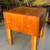 Large Vintage Antique Solid Wood Butcher Block Cutting Board Island 1 thumbnail