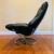 Vintage Ekornes Stressless Leather Swivel Recliner Chair & Ottoman 9 thumbnail