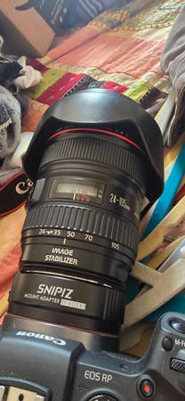 Canon 24 to 105mm F4 IS USM lens 1