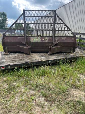 John Deere silage blade pusher snow tractor 1