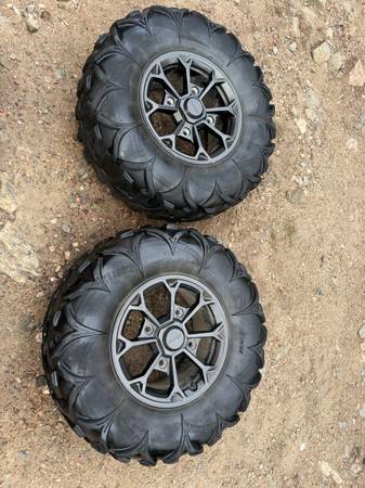Set of Trailmaster RZR tires & wheels 1