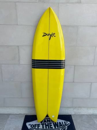 New Quad-fin Retro Fish surfboard 6'6" 1