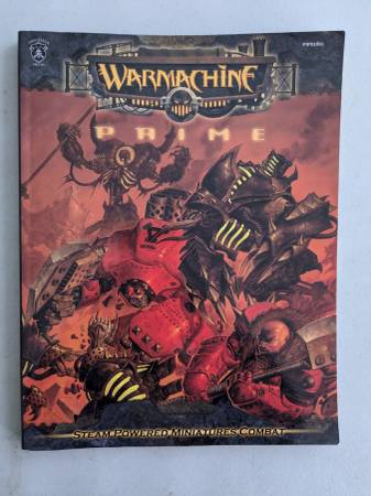 Like new Warmachine Prime : Steam Powered Miniatures Combat Book 1