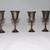 4 1940's VINTAGE SILVER PLATED SMALL WINE AND DRINK GOBLETS 7 thumbnail