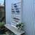 Vintage Solid Wood Plate & Platter Display Rack, Off-White 3 thumbnail