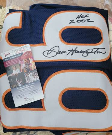 Dan Hampton signed jersey 1