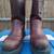 MENS WOLVERINE STEEL TOE WORK BOOTS/SIZE 7 1/2 W 7 thumbnail