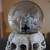 6.5" Gothic Skull Graveyard Bats Halloween Snow Globe 3 thumbnail