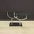 Amazing vintage modernist glass & chrome moving coffee table A21 12 thumbnail