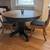 Solid oak dining table 3 thumbnail