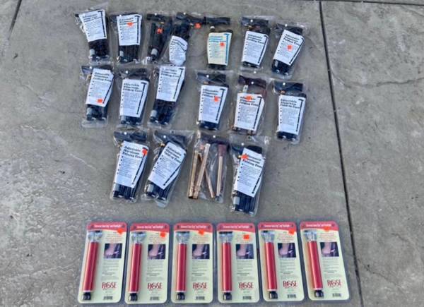 17 Foldable Canes and 6 UNIVERSAL AUTO GRIP & FLASHLIGHT $50 For Everything 1