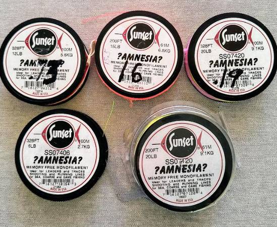 Sunset ?Amnesia? Memory Free Monofilament 1