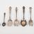 7 Antique Serving Forks Spoons, Deepsilver, A1, Others 4 3/8" - 9" 2 thumbnail