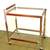 VINTAGE Mid-Century Willy Rizzo Rolling Bar Cart | Buffet | Server 2 thumbnail