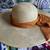 House of MacGregor Millinery Custom Wide Brim Straw Derby Church Hat Orange Bow 10 thumbnail