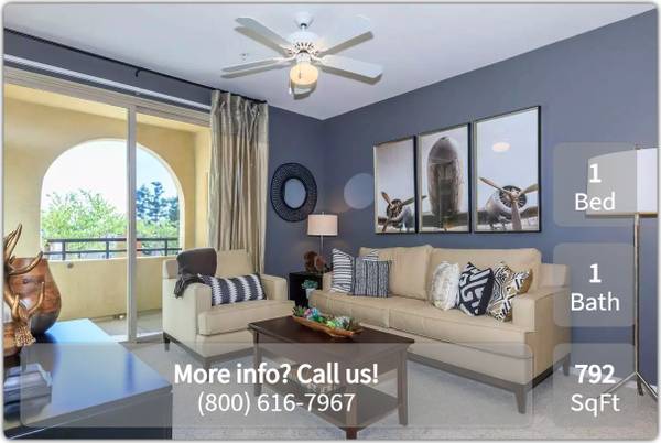 $2,298 / 1br - 792ft2 - Simply sensational 792 sqft, 1 bed, 1 bath! We fit your lifestyle! (Northridge)63952927092867120