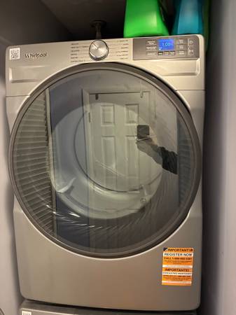 Whirlpool front load smart/wifi enabled washer and electric dryer 1