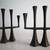 Dansk Scandinavian modern cast iron brutalist candelabras - one avail 2 thumbnail
