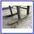 Circa 1990's Steel + Leather Strap Rocking Chair 11 thumbnail