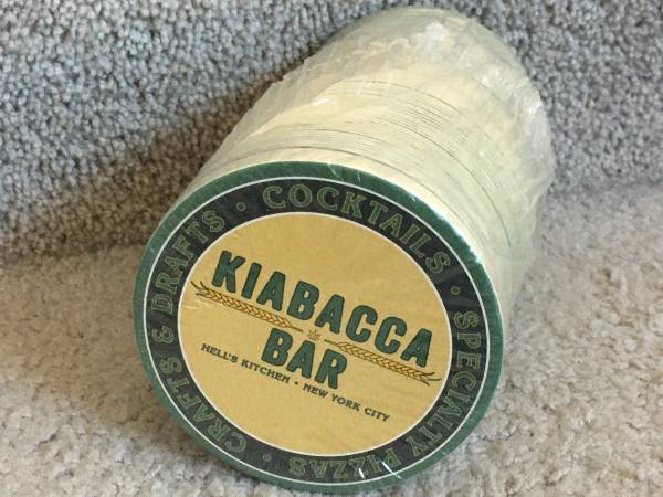 100 Beer Coasters SEALED Kiabaca Bar Hell's Kitchen New York 1