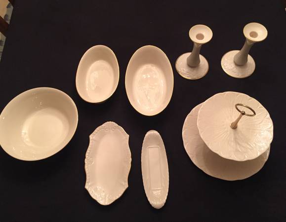 Lenox Serving Dishes/Plate Set 11 (Meat, Cookie, Gravy, Vegetable) 1