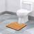 Bamboo U Shape Design Shower Floor Mat (GZ PATIO) 1 thumbnail