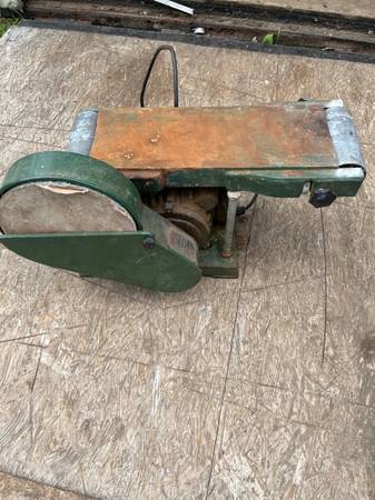 Central Machinery Sander 4”x36” Belt Sander 6” Disc Sander 1