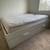 Queen Bed Set: Serta mattress and white storage bed frame (OBO) 9 thumbnail