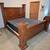 Penny Mustard Solid Cherry California King Willow Valley Post Bed Frame 1 thumbnail