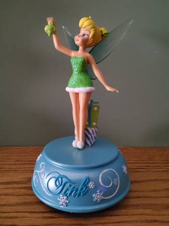 Christmas Tinker Bell Musical Figurine 1