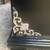 Glam style wooden nightstands colors black gloss and silver 17 thumbnail