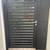 METAL Horizontal Slat H-Frame Pedestrian Gate Black 6'Hx42"W 10 thumbnail