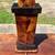 Unique Mid Century coconut inlay table lamp A277 6 thumbnail