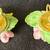 Vtg Artone Bone China Made in England Pin Brooch & Clip on Earrings 6 thumbnail
