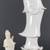Set of 2 Chinese Blanc de Chine porcelain Bodhisattva statue sculpture 13 thumbnail