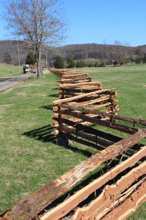 Eastern Red Cedar SPLIT Rail Fencing 1