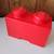 LEGO Storage 2-Stud Brick Red 1 thumbnail