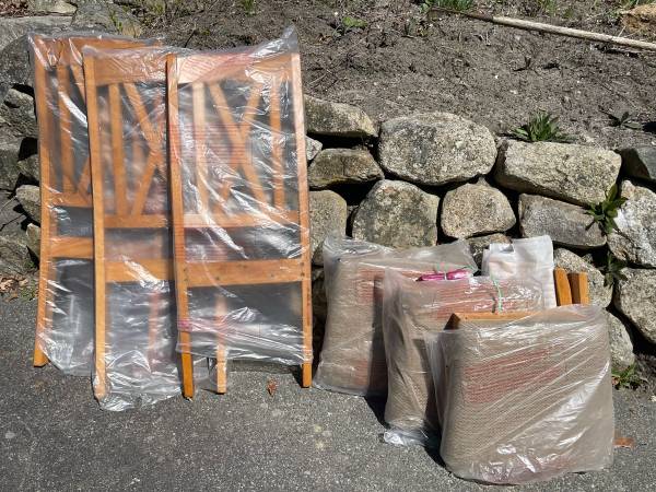 Unassembled Dining Chairs (Set of 3) 1