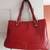 Kate Spade red leather handbag tote 2 thumbnail