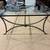 Tempered Glass Hand-wrought Iron Coffe Table 4ft x 2.66 ft 2 thumbnail