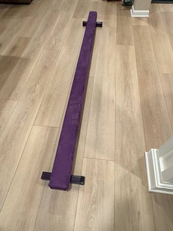 8-foot purple balance beam 1