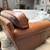 Restoration Hardware leather chair and matching ottoman 3 thumbnail