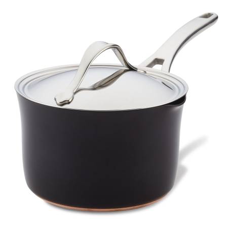 Anolon 3.5-Quart Straining Saucepan 1