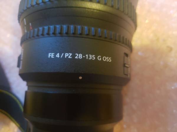 Sony lens FE 4/ PZ 28-135 G OSS - $1,400 (West Medford MA)63471247682817121