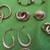 Many Sterling Silver Hoop Earrings with Different Designs 6 thumbnail