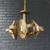 Mid-Century Modern Brutalist Chandelier by Tom Greene for Feldman, c.1 2 thumbnail